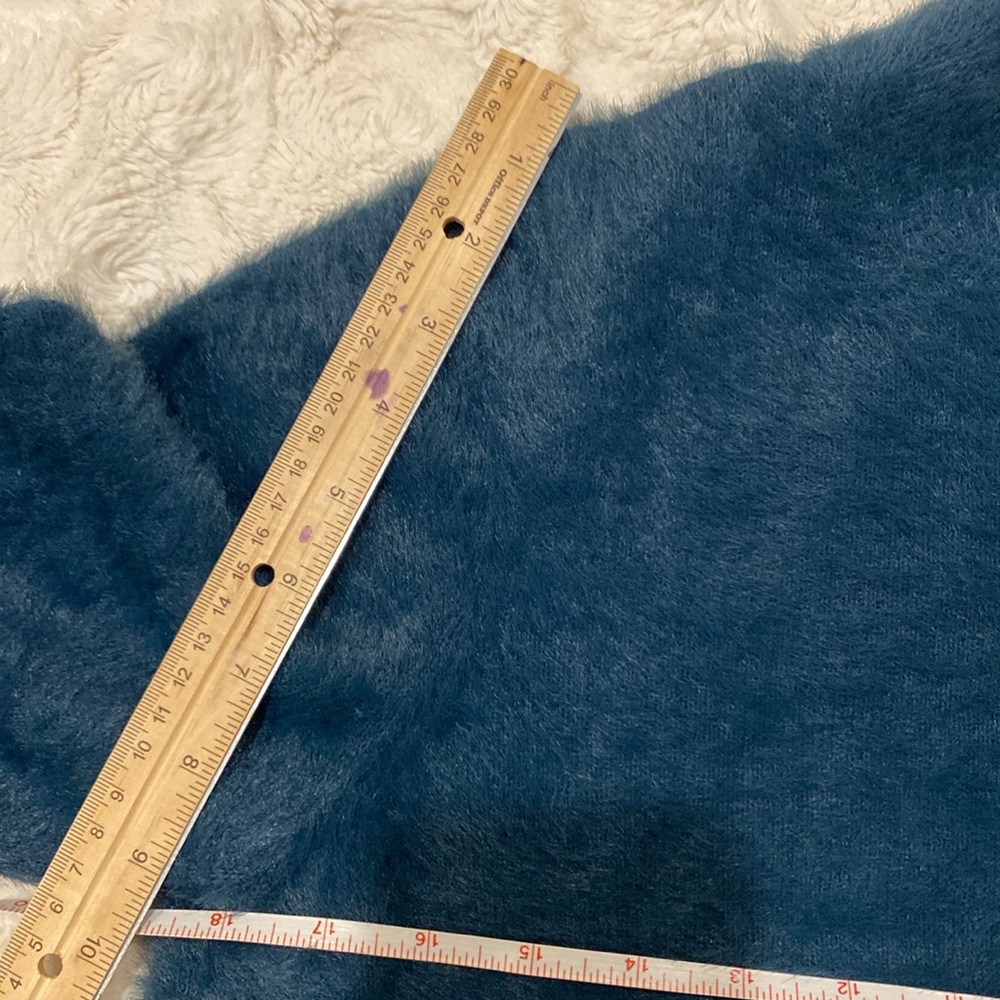 Cozy Teal Sweater for Women - Picture 9 of 10